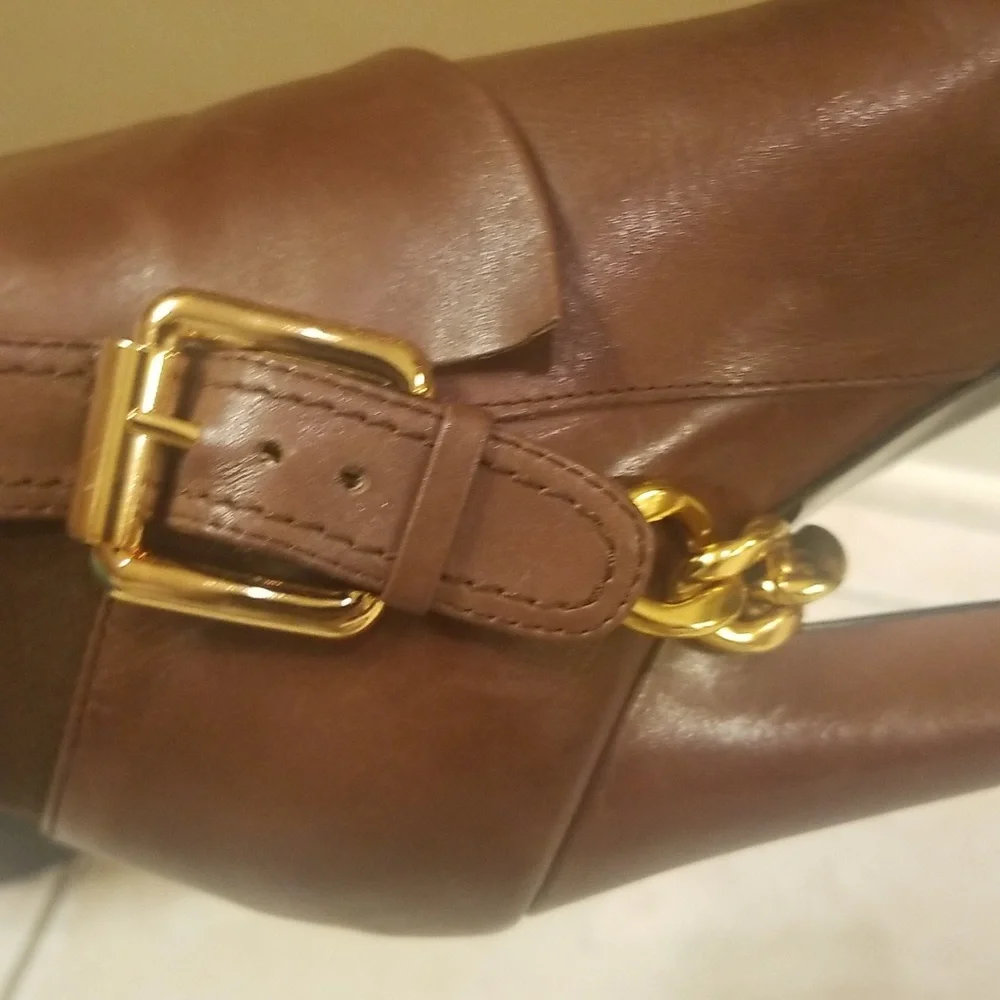 Donald J Pliner brown boots size 6.5M EUC...high heel sexy boots - Picture 8 of 16